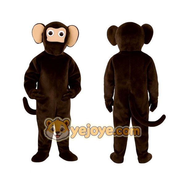 Brown Monkey Mascot Costume