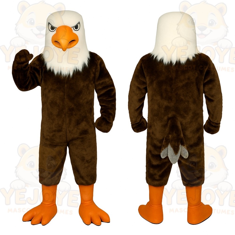 Brown Eagle Mascot Costume