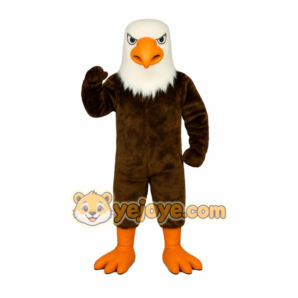 Brown Eagle Mascot Costume Brown Eagle Mascot Costume