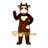 Brown Cow Mascot Costume Brown Cow Mascot Costume