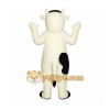 White Cow Mascot Costume White Cow Mascot Costume