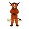 Brown Bull Mascot Costume