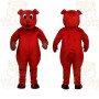 Red Pig Mascot Costume