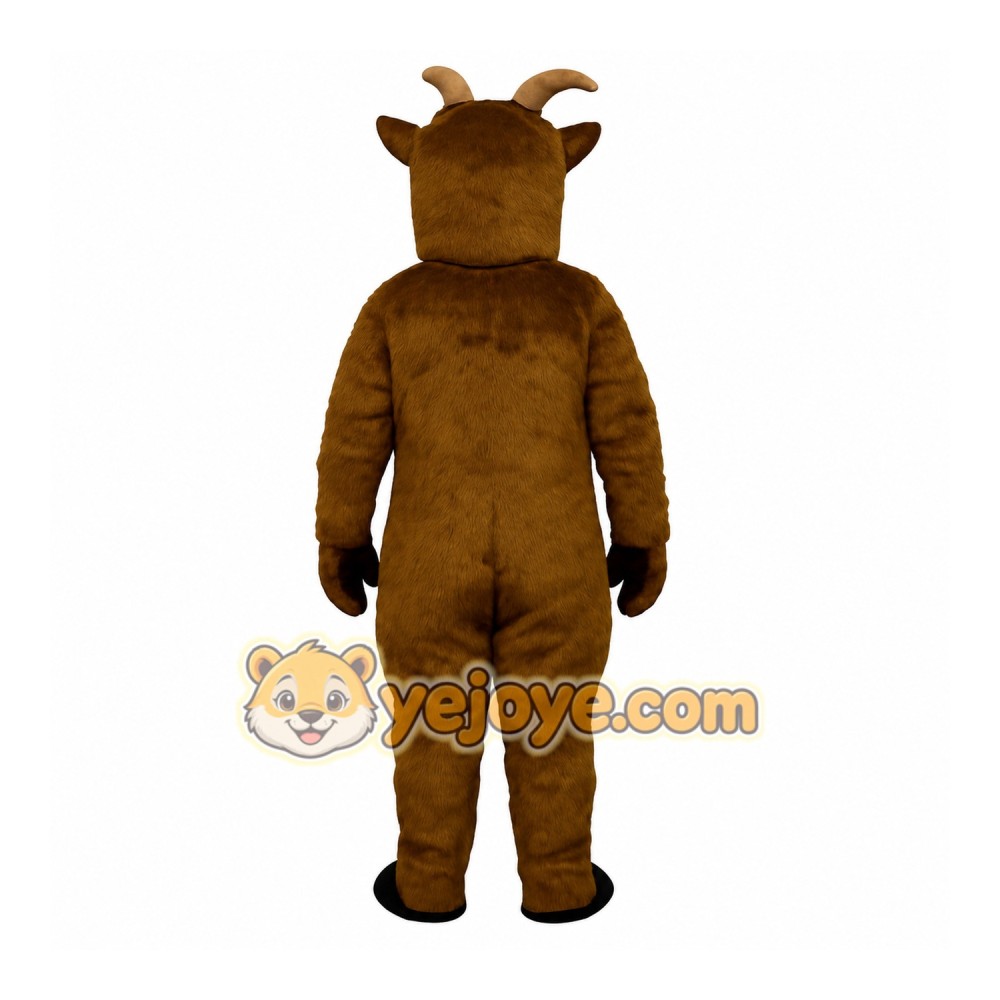 Brown Goat Mascot Costume Brown Goat Mascot Costume