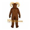 Brown Ram Mascot Costume Brown Ram Mascot Costume