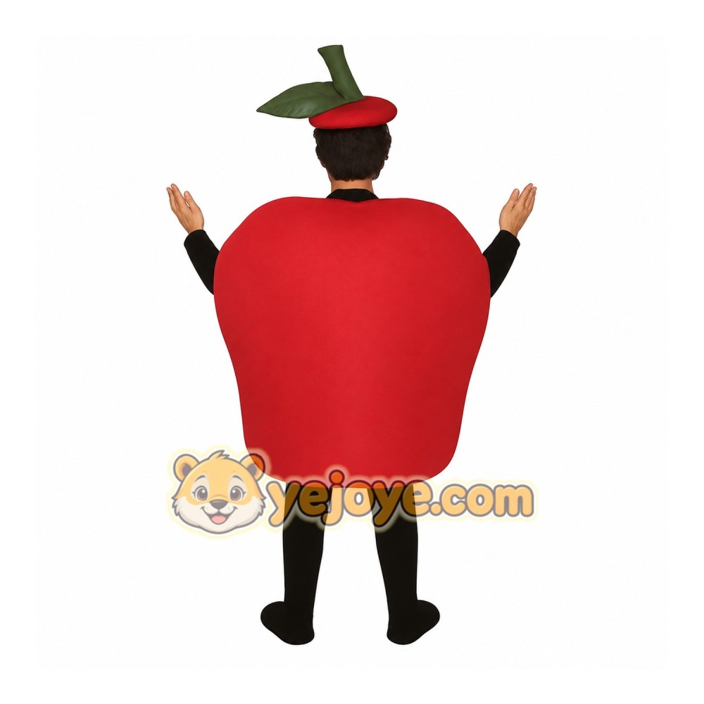 Red Apple Mascot Costume Red Apple Mascot Costume