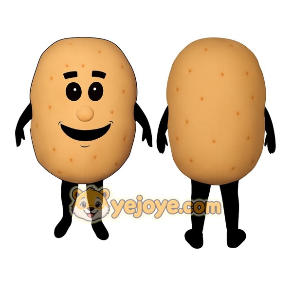 Brown Potato Mascot Costume