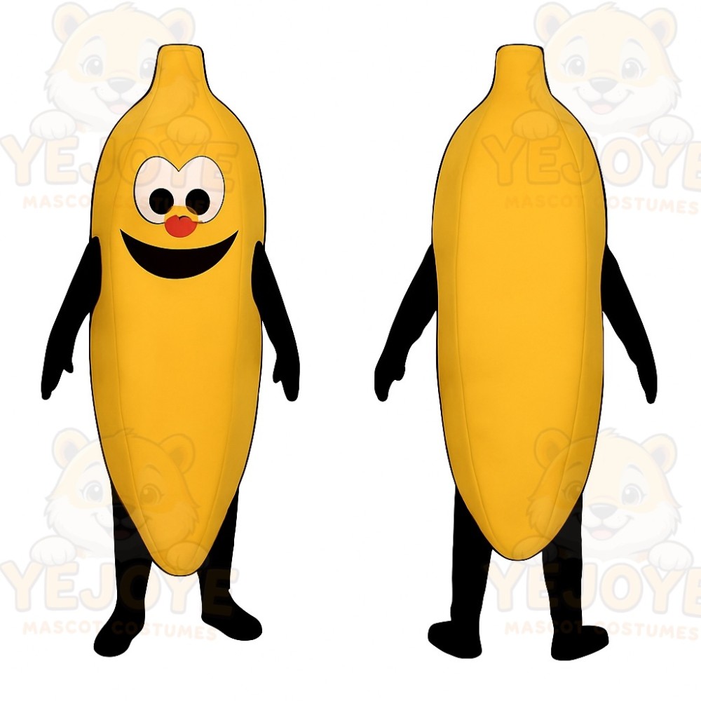 Yellow Banana Mascot Costume