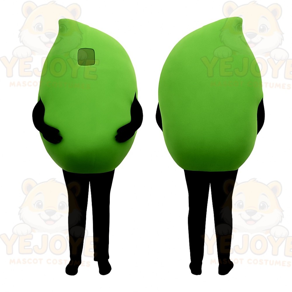 Green Lime Mascot Costume