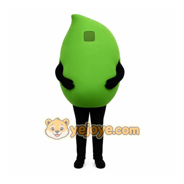 Green Lime Mascot Costume