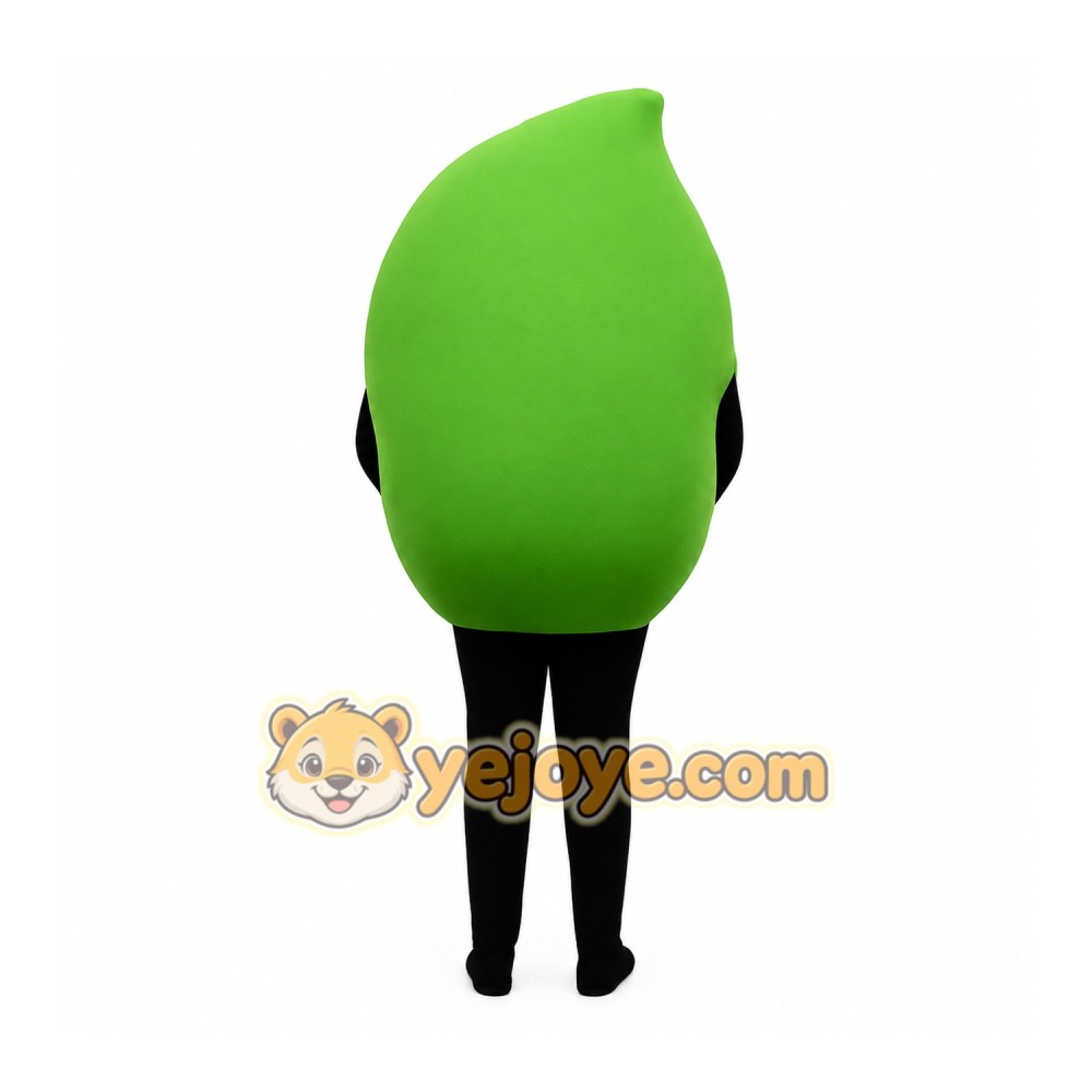 Green Lime Mascot Costume Green Lime Mascot Costume