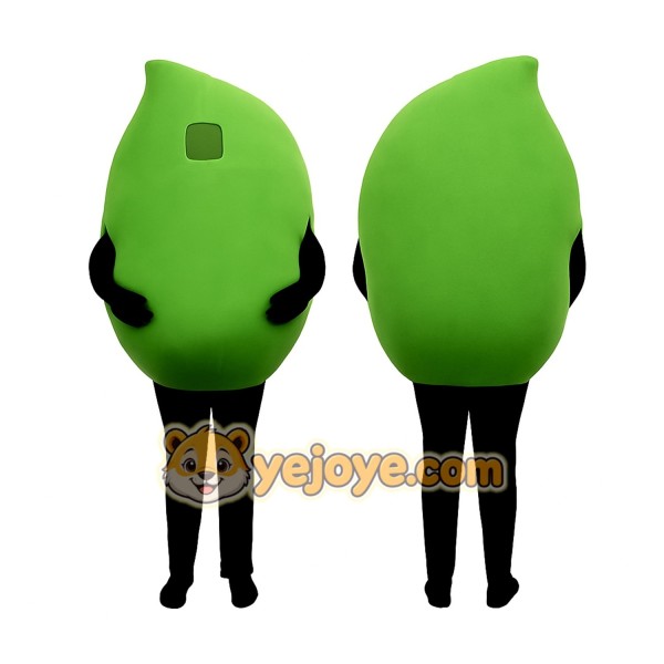 Green Lime Mascot Costume