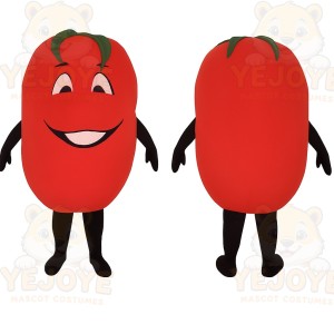 Red Tomato Mascot Costume