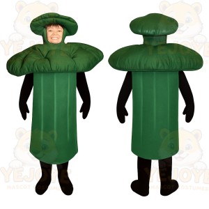 Green Vegetable Mascot Costume