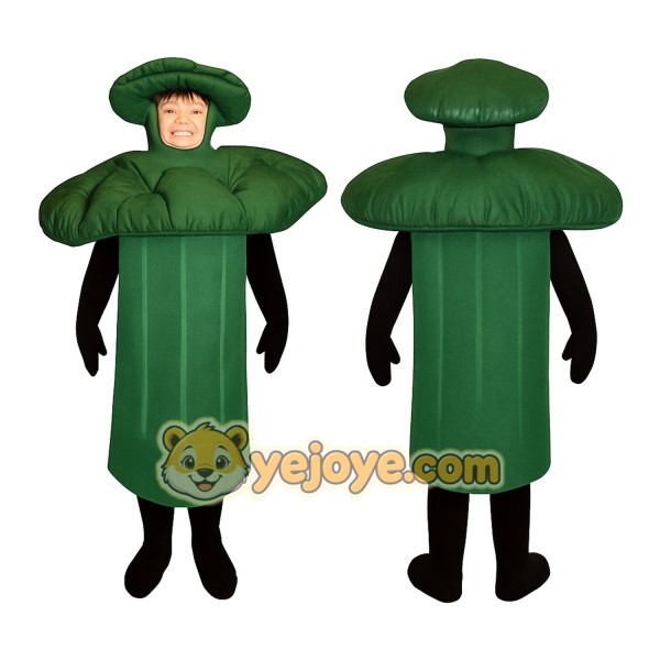 Green Vegetable Mascot Costume