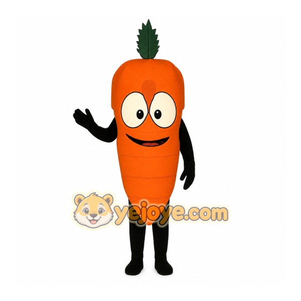 Orange Carrot Mascot Costume Orange Carrot Mascot Costume