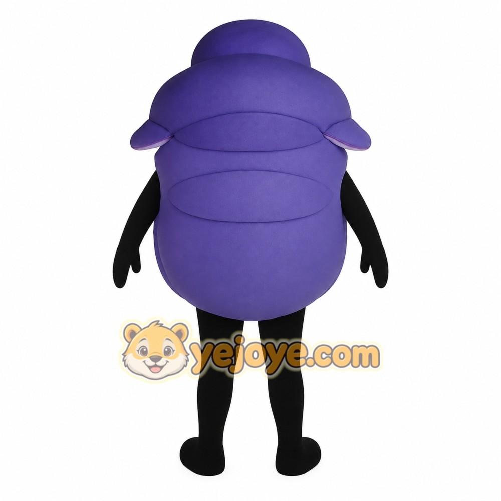 Purple Character Mascot Costume Purple Character Mascot Costume
