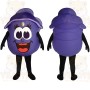 Purple Character Mascot Costume