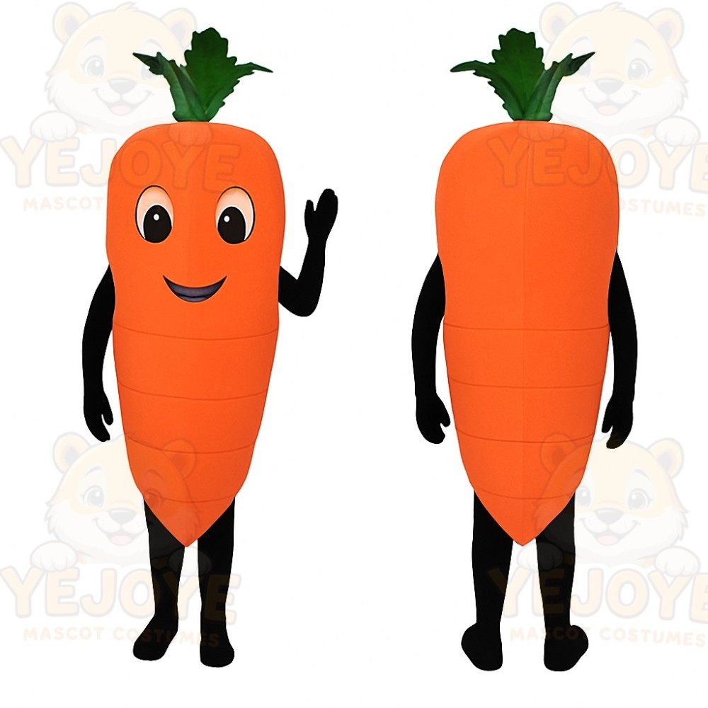 Orange Carrot Mascot Costume