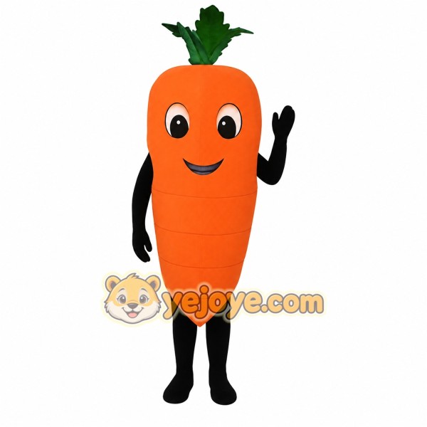 Orange Carrot Mascot Costume Orange Carrot Mascot Costume