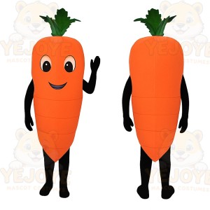 Orange Carrot Mascot Costume