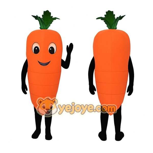 Orange Carrot Mascot Costume