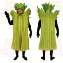 Green Celery Mascot Costume