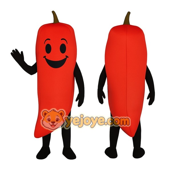 Red Chili Pepper Mascot Costume