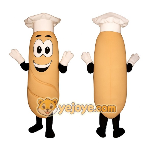 Baguette Chef Mascot Costume