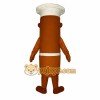 Brown Chef Mascot Costume