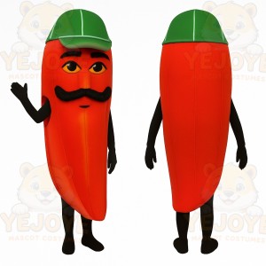Red Chili Pepper Mascot Costume