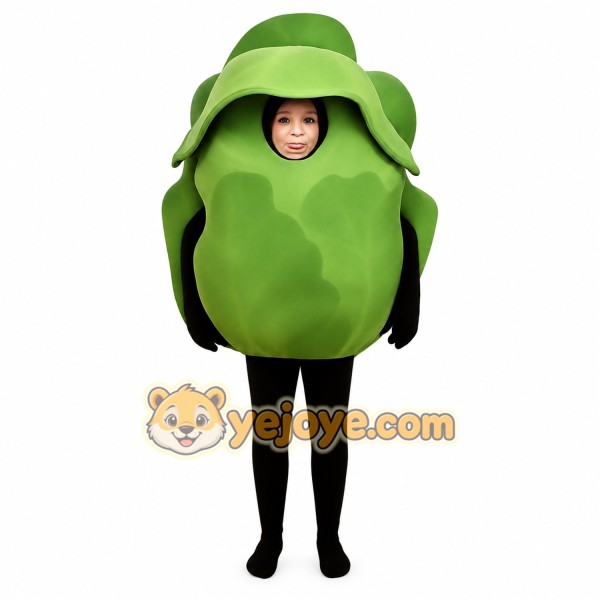 Green Vegetable Mascot Costume