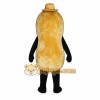 Brown Peanut Mascot Costume Brown Peanut Mascot Costume