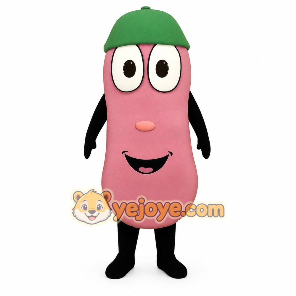 Pink Character Mascot Costume Pink Character Mascot Costume