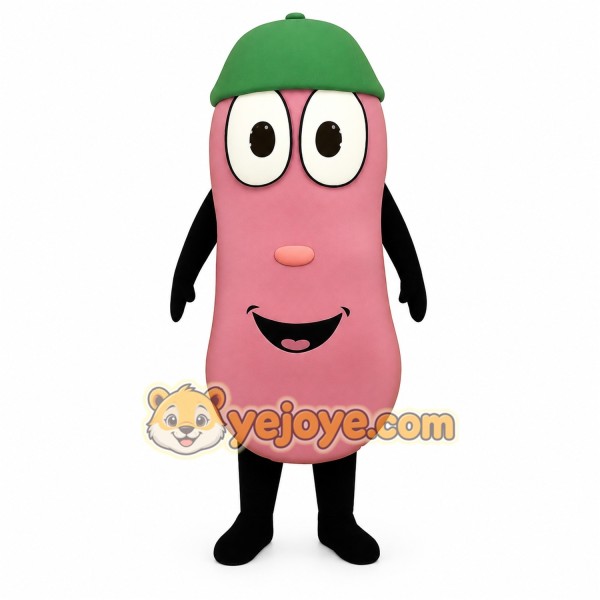 Pink Character Mascot Costume Pink Character Mascot Costume