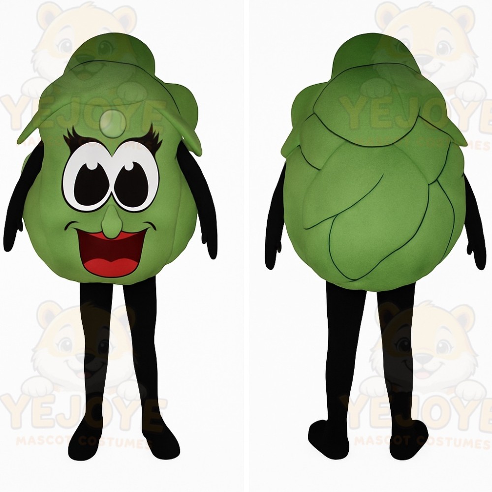 Green Vegetable Mascot Costume