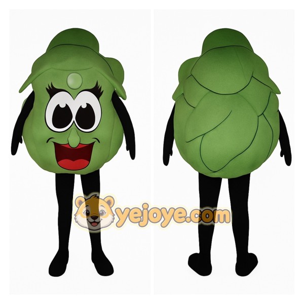 Green Vegetable Mascot Costume