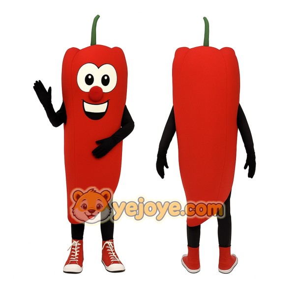 Red Chili Pepper Mascot Costume