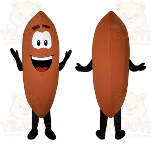 Brown Nut Mascot Costume