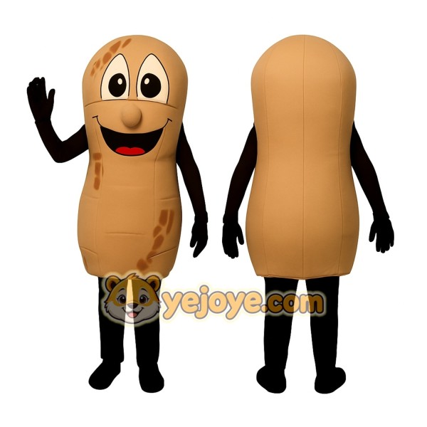 Brown Peanut Mascot Costume