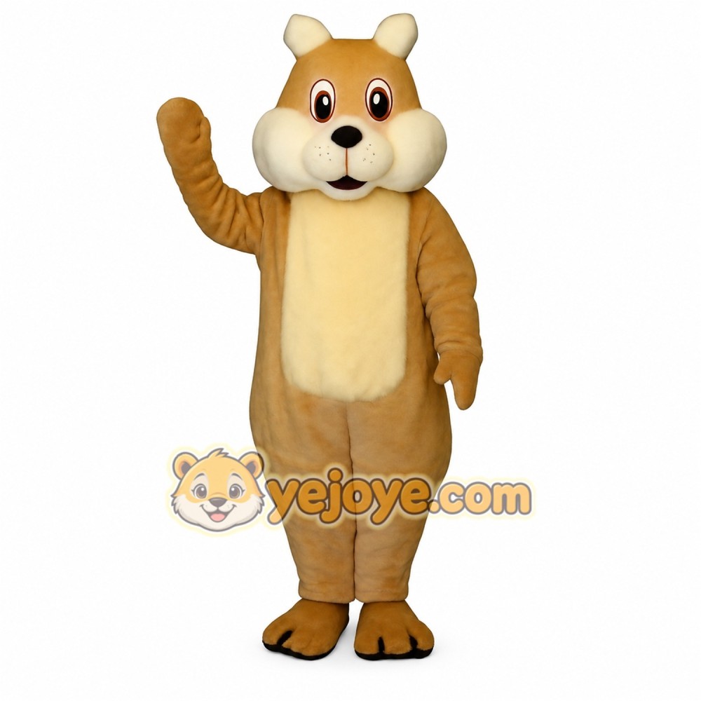Brown Squirrel Mascot Costume Brown Squirrel Mascot Costume