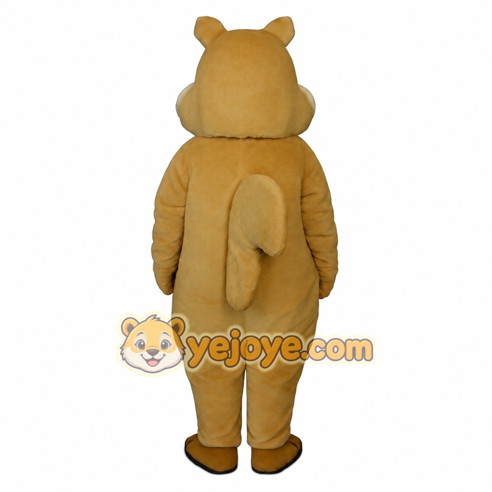 Brown Squirrel Mascot Costume Brown Squirrel Mascot Costume