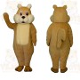 Brown Squirrel Mascot Costume