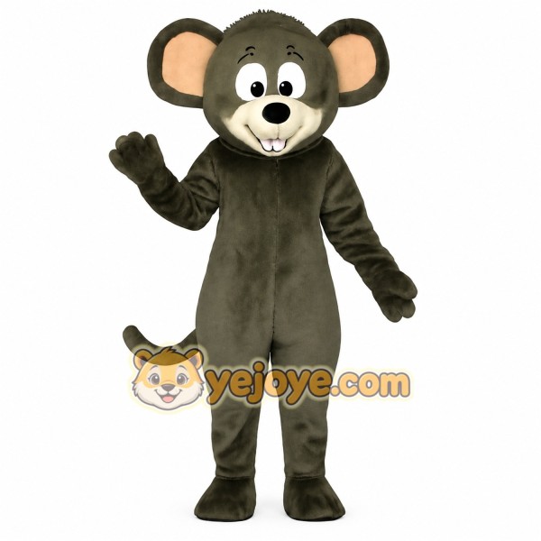 Gray Mouse Mascot Costume