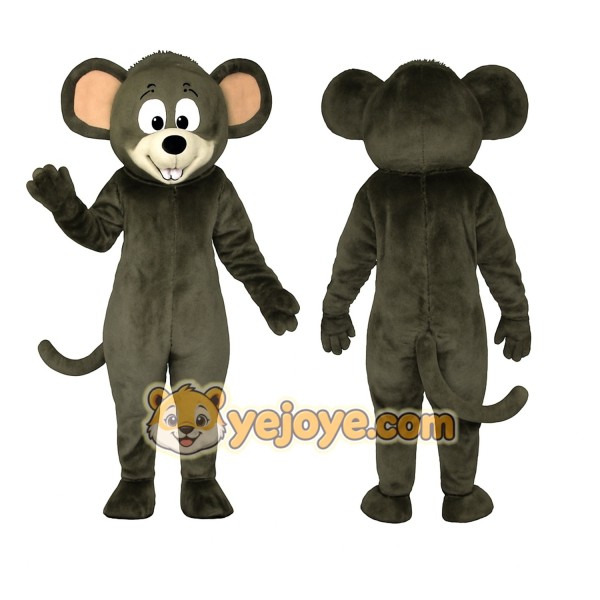 Gray Mouse Mascot Costume