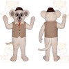 White Mouse Mascot Costume