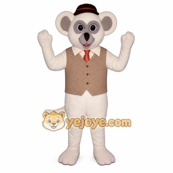 White Mouse Mascot Costume White Mouse Mascot Costume