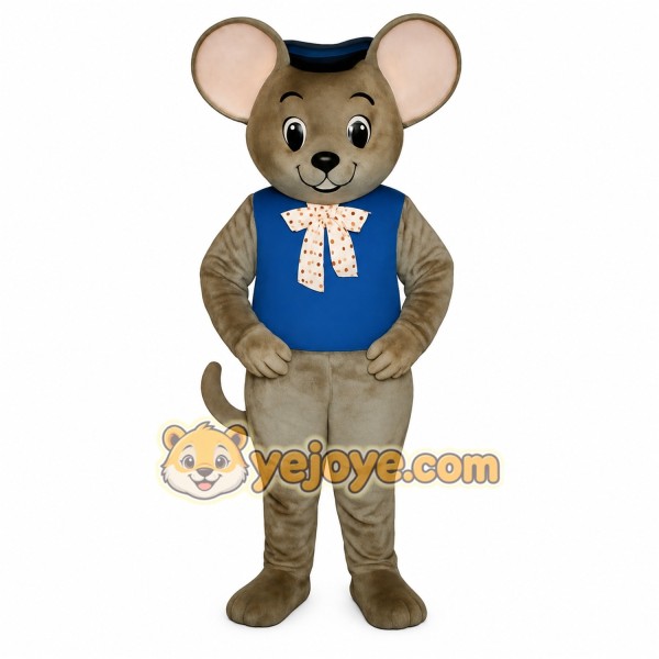 Gray Mouse Mascot Costume