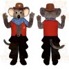 Gray Mouse Mascot Costume
