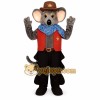 Gray Mouse Mascot Costume Gray Mouse Mascot Costume